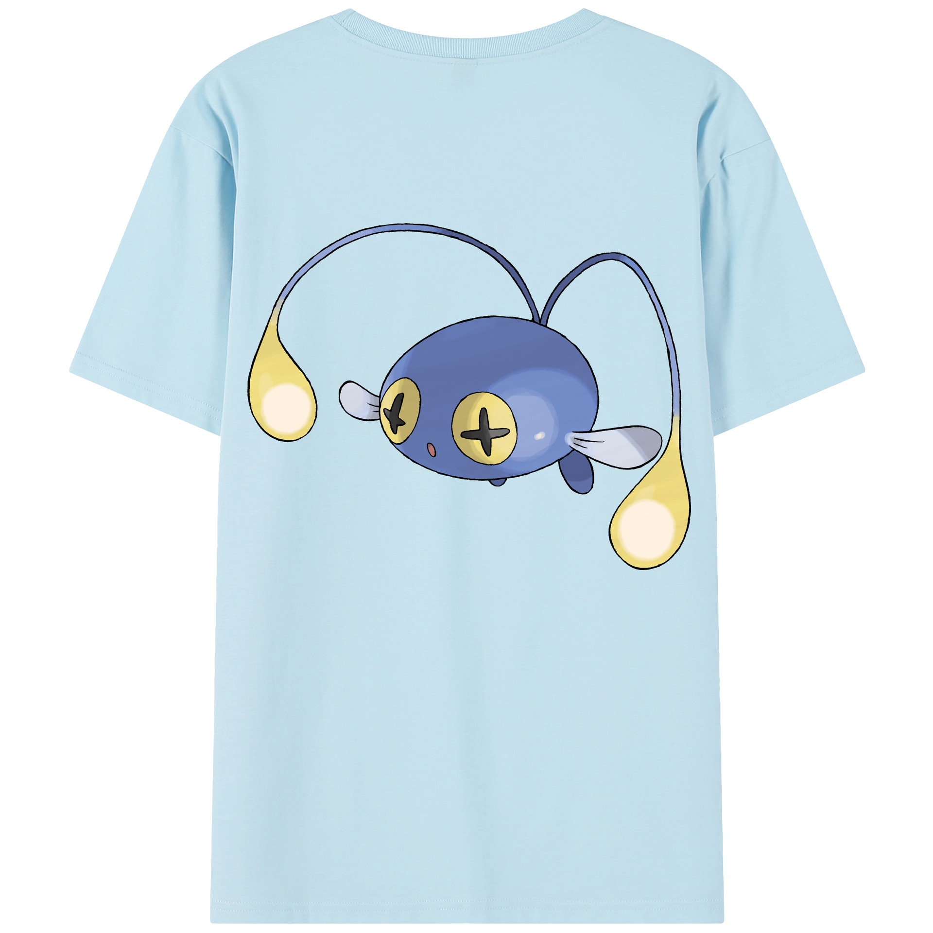 （画像用） ポケットモンスター Pokémon 綿100％半袖Tシャツ（背面プリント）